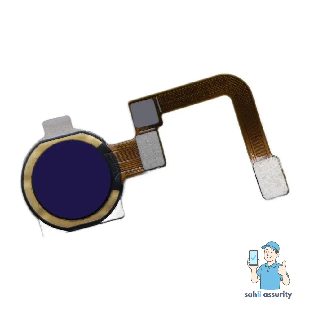 Fingerprint Sensor with Flex Cable for Realme 5 Purple